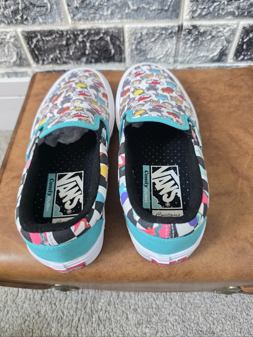 Vans Comfy Cush Women's Print Fashion Sneakers Size 5.5 - Picture 4 of 6